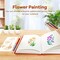 17pcs - Flower Stencils for Painting,Stencils for Crafts Reusable